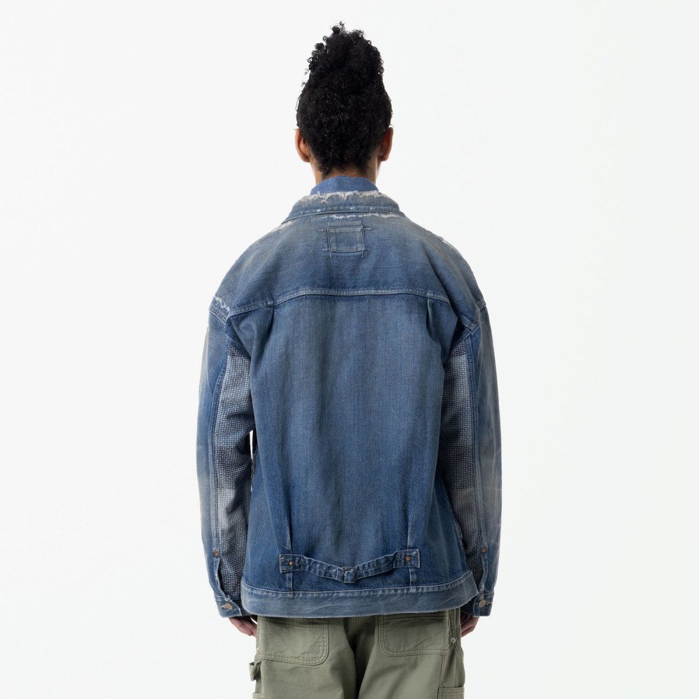 【YOURNUS】Aging Trucker Denim Jacket MADNESS AGING M501 DENIM TRUCKER. M3 REGULAR | MADNESS